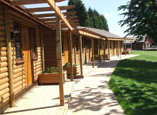 log cabins outside angle walsall