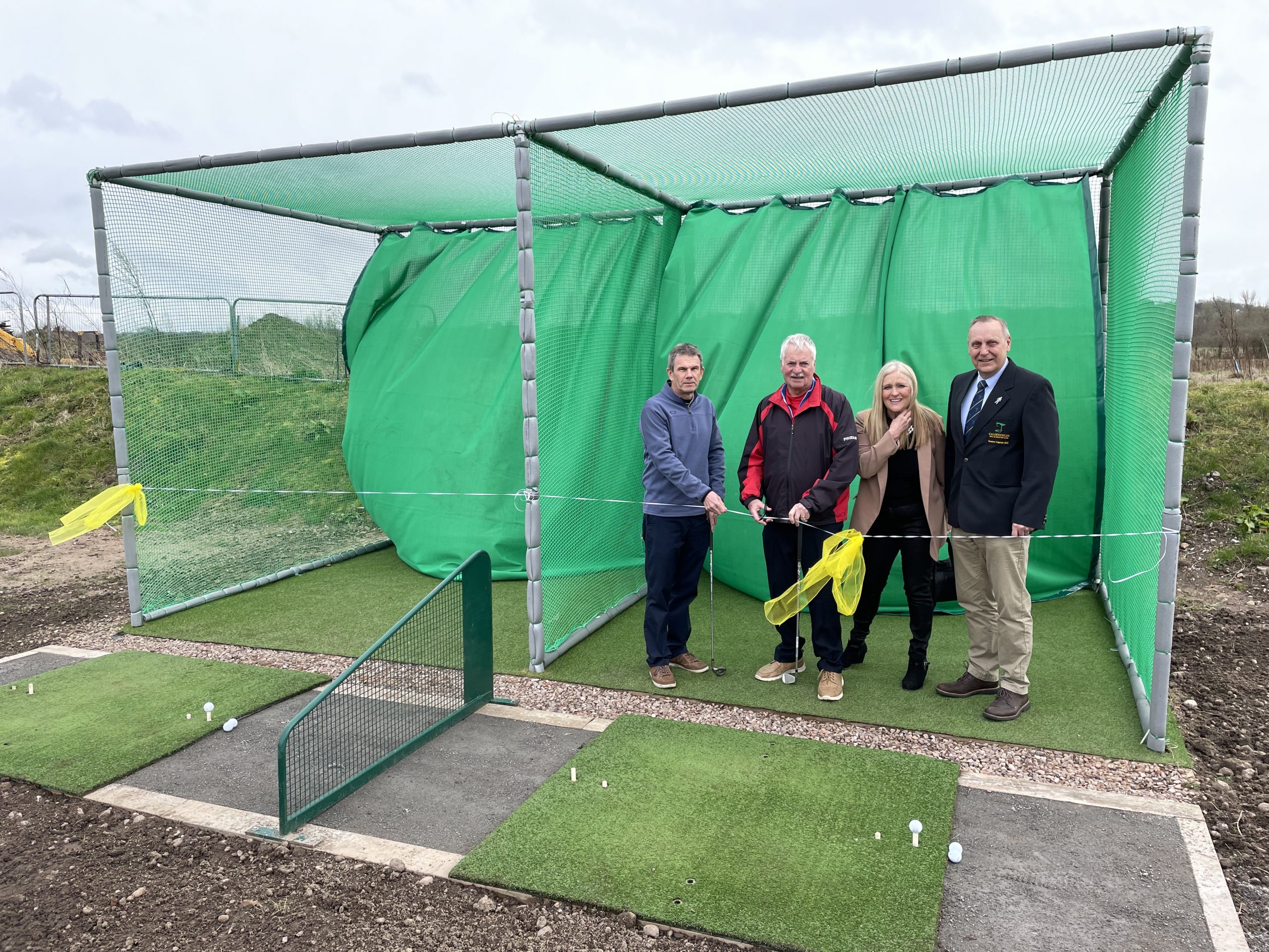 New Practice Nets offically opened Calderfields Hotel Golf & Country Club